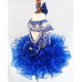 Infant/toddler/baby/children/kids Girl's glitz Pageant evening/prom Dress/clothing G225(Royal Blue)